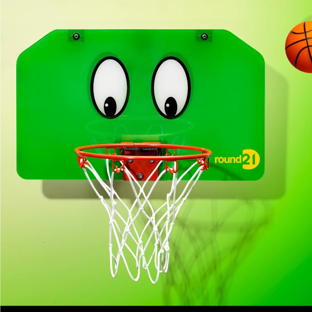 Seeing Green" Basketball Backboard - round21